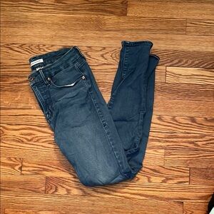 Good American Blue High Waist Skinny Jeans
